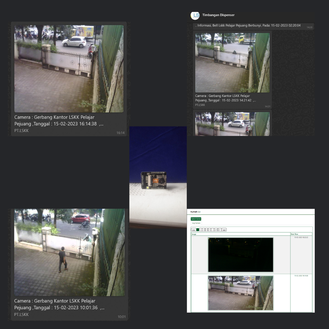 Notifikasi Bel & Monitoring CCTV